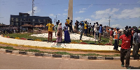 The Pallisa Roundabout where Margret Kabasa collapsed