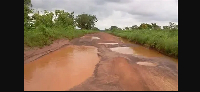 File photo of a deplorable road