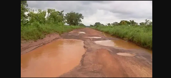 File photo of a deplorable road