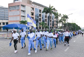 GPHA Staff during health walk