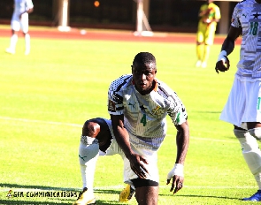 PICTURES: Ghana defender Jonathan Mensah models in Columbus Crew