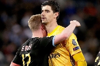 Kevin De Bruyne and Thibaut Courtois