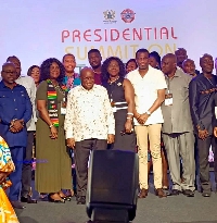 President Nana Addo Dankwa Akufo-Addo with some participants