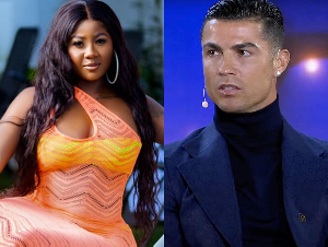 Salma Mumin and Cristiano Ronaldo