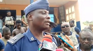 Upper Denkyira East Municipal Police Commander, Supt. Dela Dzensi