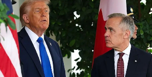US President addresses proposed ban on Canadian imports