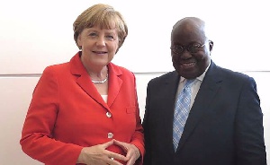President Akufo-Addo with Chancellor Angela Merkel