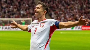 Robert Lewandowski made his Poland debut in 2008
