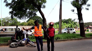 Accra police bust red light jumpers