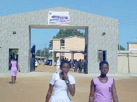 Old Students of ketabusco constructed the school gate recently