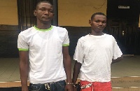 Two suspected armed robbers, who allegedly attacked an Israeli businessman at East Legon