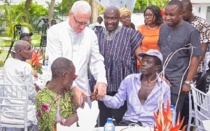 Rev Father Campbell lauded Dr. Mahamudu Bawumia for embracing the cured lepers