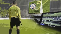 VAR reviews decisions made by the centre referee through technology