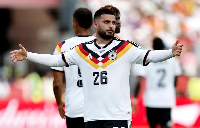 Germany's Deniz Undav celebrates scoring their second goal