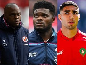 L-R: Quinton Fortune, Thomas Partey and Achraf Hakimi have faced rape charges