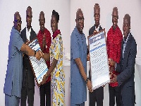 The citations were presented to the celebrants by the Deputy Minister of Communications