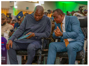 Ernest Brogya Genfi together with President John Dramani Mahama Ernest Brogya Genfi together with President John Dramani Mahama