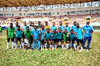 A display of players in the Honda Football Championship 2026