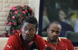 Asamoah Gyan Andre Ayew 20