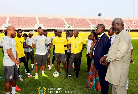 Black Stars of Ghana will hold their last training on Friday at the Accra Sports Stadium