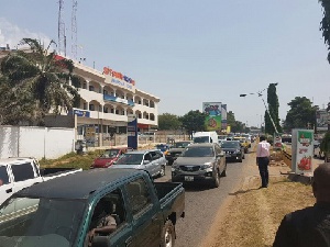 Unusual traffic in Accra after Nkrumah Interchange commissioning