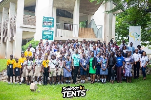A group photo of participants and organizers