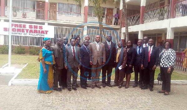 TVET Governing Council in a group photograph