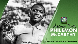 Goalkeeper Philemon McCarthy has rejoined Dreams FC
