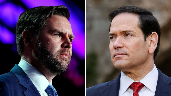 Vice President JD Vance (left) and Secretary of State Marco Rubio
