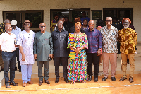 Delegate from the ministry together with members of the Ghana Culture Forum