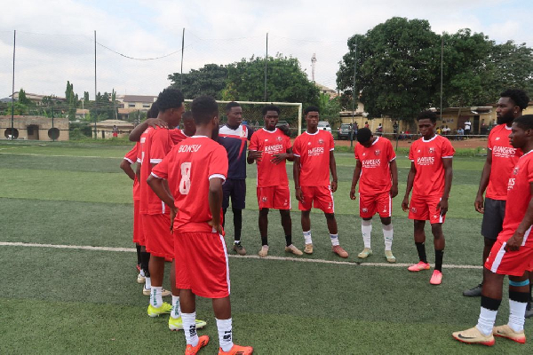 Ghanaian international Derrick Jones Amanianpong