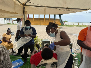 Free dental treatment in Cape Coast by Afriwave Telecom Ghana Limited