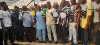 Minister for Lands and Natural Resources, Samuel Abu Jinapor during the commissioning