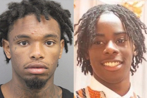 Suspected killer (L) Michael Sakyi Jr (R)