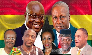 The seven presidential candidates contesting this year