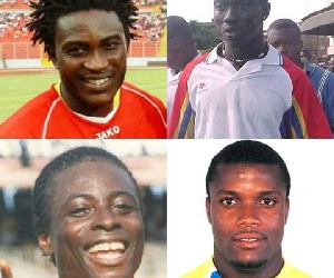 Some former players of Accra Hearts of Oak