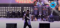 Renowned Saxophonist Mizter Okyere performing at the 2018 Easter Comedy Show