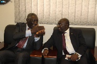 Former President Kufour[L] and Dr Mahamudu Bawumia