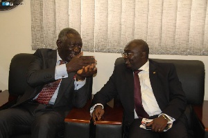 Former President Kufour[L] and Dr Mahamudu Bawumia