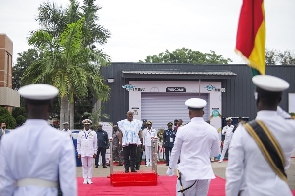 Nana Akufo-Addo at the Maritime Defence Exhibition and Conference