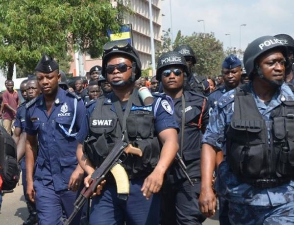 File photo: Ghana Police Service grabs 14 suspects in connection to clash in Bono Region