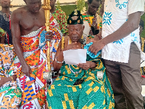Divisional Chief of Manya Aklomuase, Okpatakpla Sasraku IV