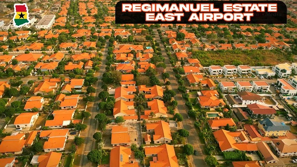 An aerial view of the Regimanuel Estate