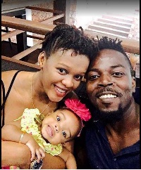 Kwaw Kese, wife and daughter