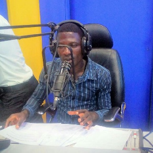 Aseda Acheampong works with Kessben FM in Kumasi