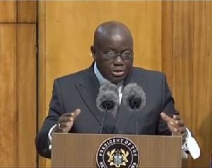 President Akufo-Addo has pledged to pursue the fight against 'galamsey'