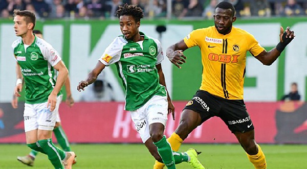 Majeed Ashimeru in action for  St Gallen