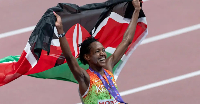Faith Kipyegon has won five World Championship titles and three Olympic gold medals for Kenya