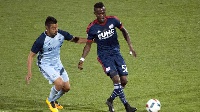 Gershon Koffie in action for New England Revolution.