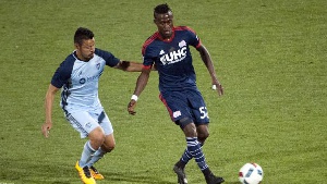 Gershon Koffie in action for New England Revolution.